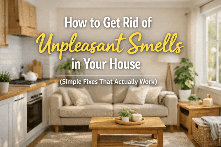 How to Get Rid of Unpleasant Smells in Your House