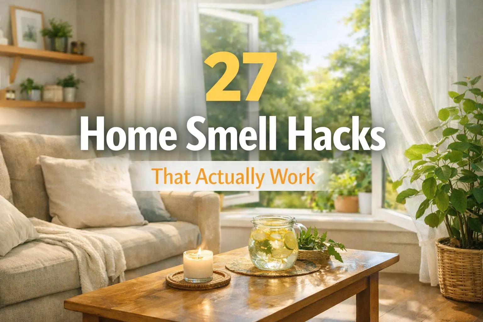 27 Home Smell Hacks That Actually Work