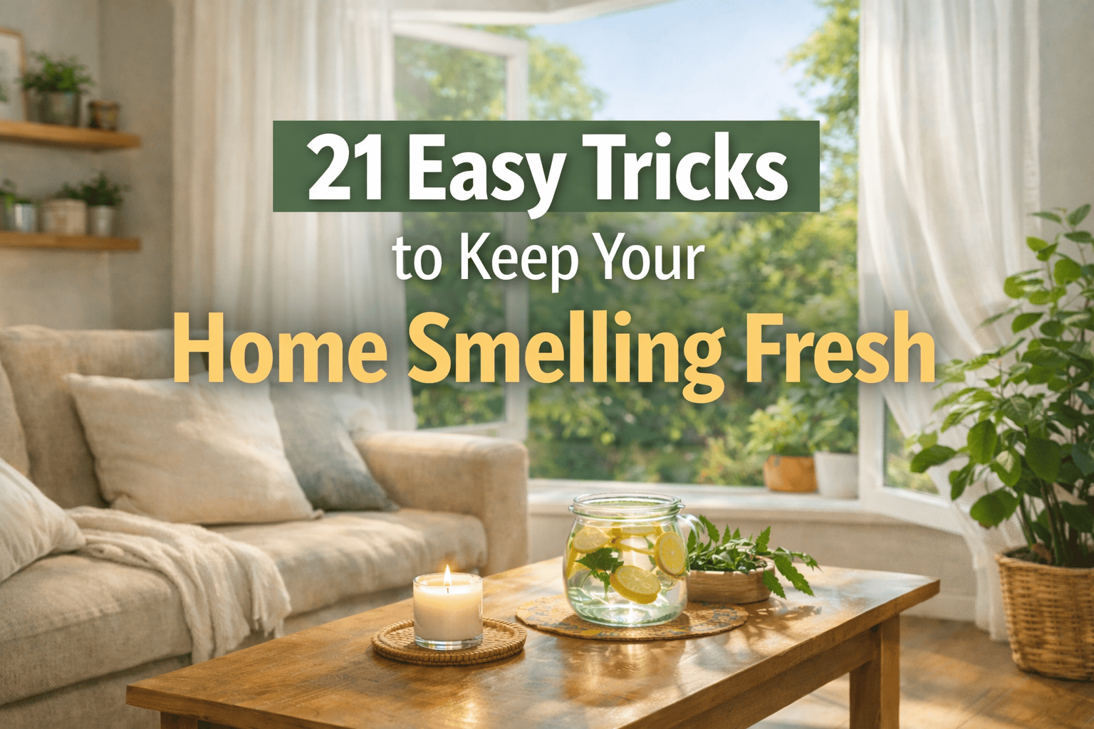 21 Easy Tricks to Keep Your Home Smelling Fresh