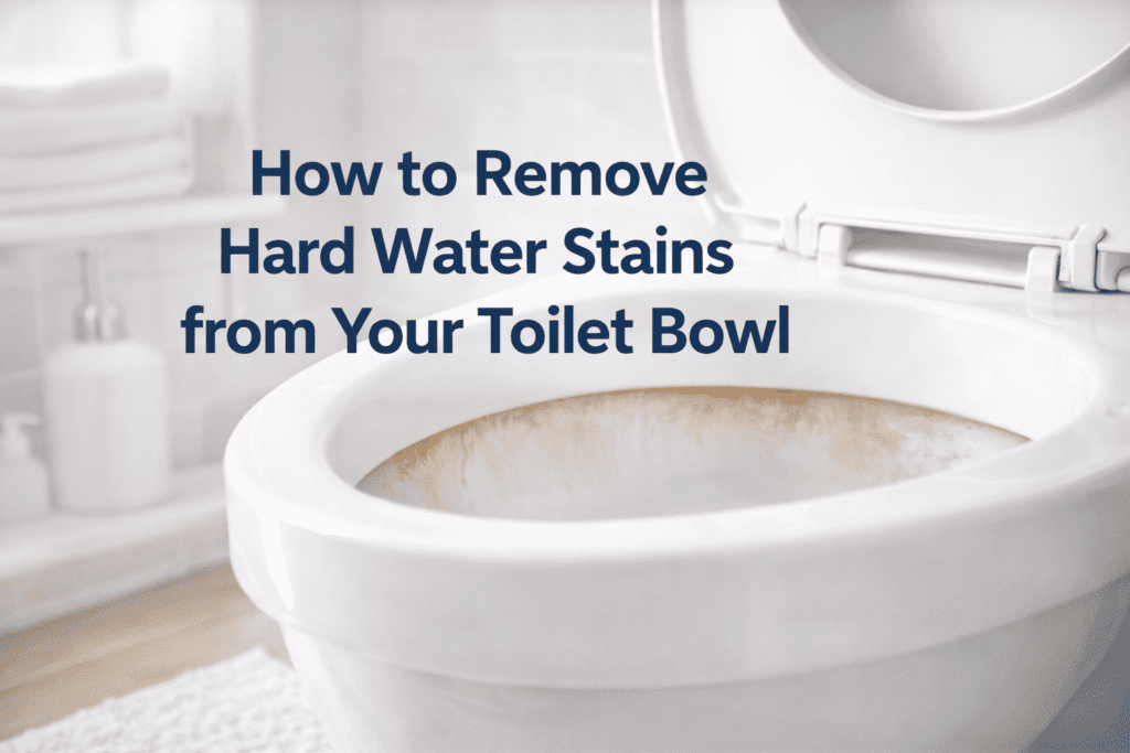 How to Remove Hard Water Stains from Your Toilet Bowl