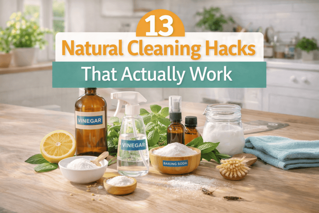 13 Natural Cleaning Hacks That Actually Work