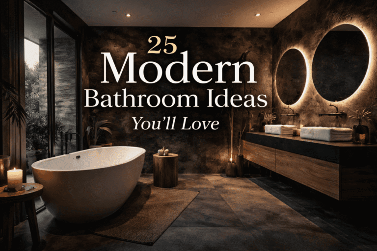 25 Modern Bathroom Ideas You’ll Love