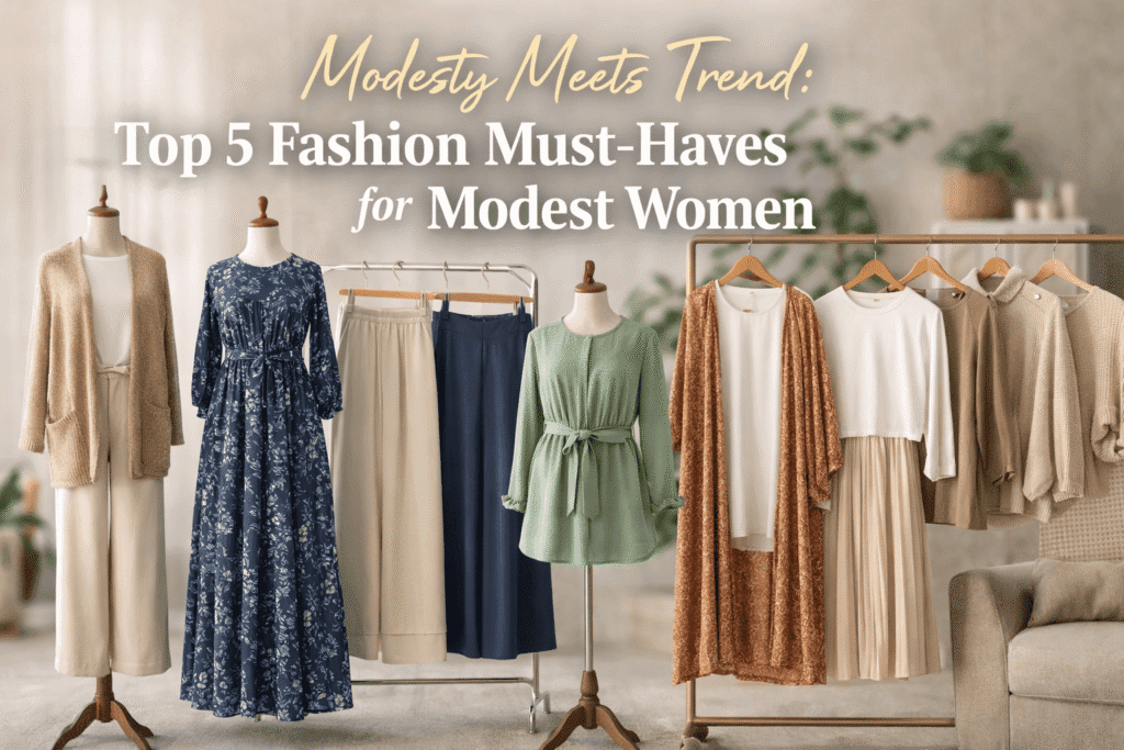 Modesty Meets Trend Top 5 Fashion Must Haves for Modest Women