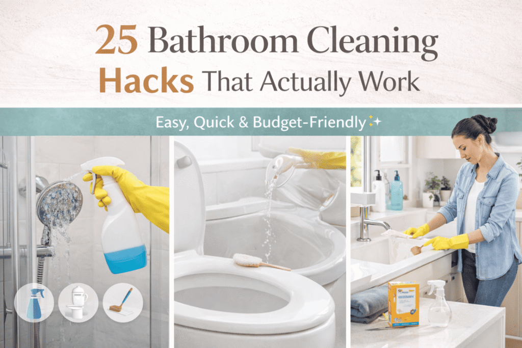25 Bathroom Cleaning Hacks That Actually Work