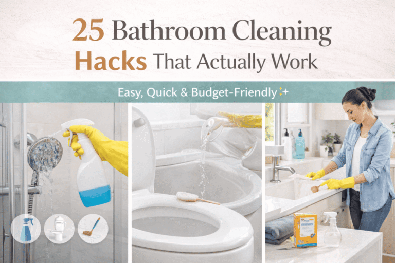 25 Bathroom Cleaning Hacks That Actually Work