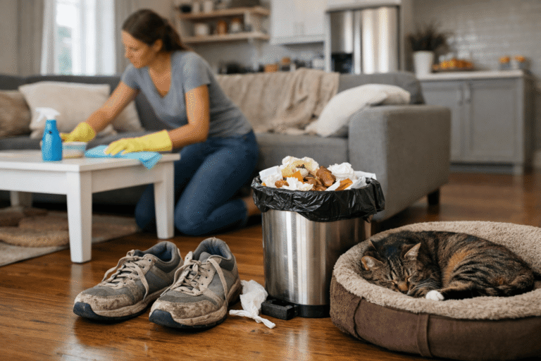 Why does my house smell even after cleaning