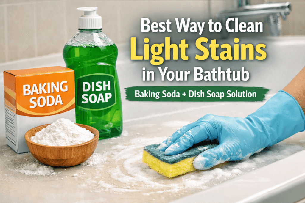 How to Remove Light Bathtub Stains Fast – Simple Cleaning Trick